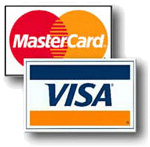 Aceptamos Visa y Master Card